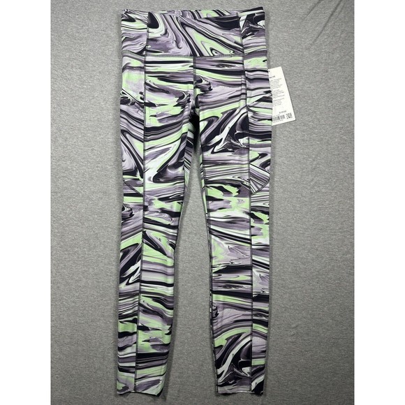 Lululemon Fast Free High Rise Tight 25” in Paint Glide Warp Multi Size 6 NWT - Picture 1 of 6